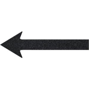 8 Inch Black Floating Arrow Signs, Modern Outdoor Plastic Directional Signs for Wall Yard Street