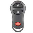 cciyu 1PC 3 Buttons Keyless Entry Remote Fob Replacement fits for Dodge for Jeep (GQ43VT9T)