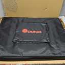 DOKIO 100W Foldable Solar Panel Suitcase with 10A Controller, Gray
