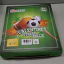 Garma 28 Pack Valentines Gift Cards with Mini Foam Sport Balls Bulk Toys for Kids Classroom Exchange Prizes and Goodie Bags Stuffers, Valentines Stress Relief Party Favor Toys