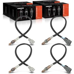 A-Premium O2 Oxygen Sensor Compatible with Nissan Sentra 2013-2017, Titan 2017-2019, Titan XD 2016-2019, Armada, NV2500, NV3500, Rogue Sport & Infiniti QX80, Upstream and Downstream, 4-PC Set