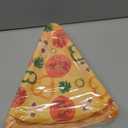 60Pcs Pizza Paper Plates 8" x 10" Disposable Triangle Pizza Slice Shaped Paper Plates Italy Pizza Night Slice Slice Baby Shower Decorations for Horror Game Spooky Bear Themed Birthday Party Supplies