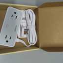 TESSAN Flat Plug Extension Cord 5 FT, Surge Protector Power Strip with 4 AC Outlets 1 USB C and 2 USB A Ports, 900 Joules Protection, Multiple Wall Outlet Extender Suitable for Office Dorm, Grey