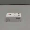 4-in-1 Retractable Gan Wall Charger Plug for iPhone 17 USB C,Travel Essentials Brick Multiport,3ft Lightening+ Type C Cables,40W Fast Charging Foldable Block for iPhone 17 Pro/16/15/14/13,iPad,Galaxy