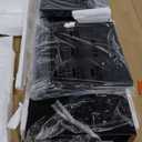 SONGMICS 360 Swivel Jewelry Cabinet, Lockable Jewelry Organizer with Full-Length Mirror, Rear Storage Shelves, Interior Mirror, Jewelry Armoire, Gift Idea, Black UJJC006B01