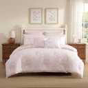 Laura Ashley - Twin Comforter Set with Pillowcases, Shams & Pillow Covers