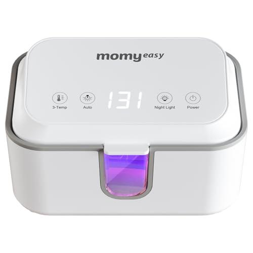 MOMYEASY Baby Wipe Warmer, Large Capacity Wipes Dispenser with 3 Temperature Modes, Even Heating Diaper Wipe Warmer with Night Light, Wipes Warmer for Babies/Adults