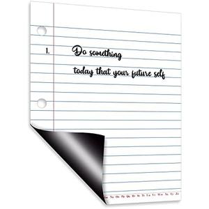 Giant Sized Magnetic Notebook Paper Handwriting Lined Paper Large Dry Erase Magnetic Notebook Poster for Whiteboard Accessories Homeschool Teacher Supplies Classroom Must Haves, 22'' x 28''
