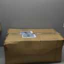 Gourmia Air Fryer Toaster Combo - 6-in-1 Multi-function Countertop Oven Adjustable Temperature & Timer, Fry Basket, Baking Pan, Oven Rack & Pullout Crumb Tray, Stainless Steel