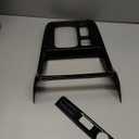 2PCS Center Console Frame Gear Shift Panel Cover Trim for Honda CRV CR-V 2023 2024 2025 2026 - ABS Bright Black Sport Interior Accessories