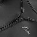 Hevto Men Wetsuit Tops and Vest 3/2mm Neoprene Jacket Surfing Swimming Front Zip Wet Suit for Water Sports