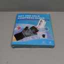 Finger Arthritis Compression Hand Ice Pack Gloves for Pain Relief, Adjustable Wrist Ice Pack for Hot & Cold Therapies, Reusable Gel Finger Ice Glove Sleeve for Tendinitis, Carpal Tunnel (Black)