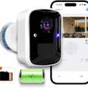 Goalake Wireless Security Camera for Home, 3MP Battery Powered Outdoor/Indoor WiFi Camera with AI Motion Detection, 2-Way Talk, Spotlight Siren, IP65, Cloud/Up to 256G SD Storage(Pre-Inserted SD Card)