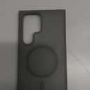 SUPFINE Magnetic for Samsung Galaxy S23 Ultra Case, (Built-in Magnets) (Military Grade Drop Protection) Slim Translucent Shockproof Phone Case,Black