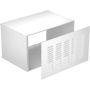 Upgraded PTAC Wall Sleeve, 26.1L x 15.5W Metal Wall Sleeve with Exterior Grille for Packaged Terminal Air Conditioners, Ventilation & Drain Hole Design, Noise-reducing Waterproof