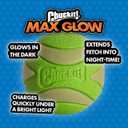 2 x CHUCKIT Max Glow Balls, Small