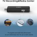ZJBOX Digital Converter Box for TV,1080P ATSC tv Tuner Box with hdmi Output and 3RCA Cables Hidden Behind TVwith Power Adapter2-in-1 RemoteTV Program Recording&Playback,USB Media Player
