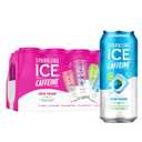 Sparkling Ice Caffeine Variety Pack, Flavored Sparkling Water, Zero Sugar, with Vitamins and Antioxidants, 16 fl oz, 12 count (Citrus Twist, Black Raspberry, Blue Raspberry, Strawberry Citrus)