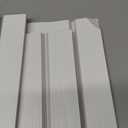 4PCS Wire Shelf Cover,Wire Rack Covers for Pantry PVC (Not Wood) Shelf Liners for Cabinet Kitchen Pantry Shelves(White,24x12 inch)