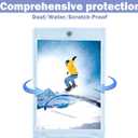 TORONTOKYO 100ct Magnetic Card Holders for Trading Cards, 35PT One Touch Card Holder, Card Protector Hard Plastic for Baseball Football Sports and Game Cards