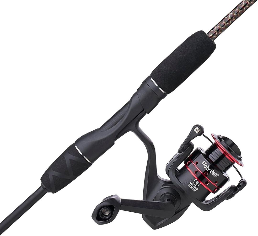 Ugly Stik GX2 Spinning Reel and Fishing Rod Combo, 30 Size Reel - 5'6" - Medium - 2pc - Youth