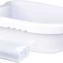 Ionic Bath Foot Basin for Detox Machine, Ionic Foot Bath Tub Basin, Feet Bucket with 100 Liners for Home Use