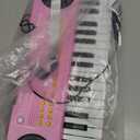 Upgraded Kids Piano Keyboard 37 Keys Toddler Keyboard with Microphone Learning Instrument Musical Toys for 3 4 5 6 Boys Girls Birthday Gift, Pink