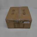 4-Light Vanity Lights, Brushed Gold Bathroom Light Fixture with Striped Textured Milky White Glass Shade, Modern Vanity Lighting Fixture for Bathroom Wall Light Over Mirror, E26 Wall Sconce