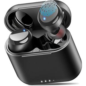 TOZO T6 Wireless Earbuds Bluetooth 5.3 Headphones, Ergonomic Design in Ear Headset, 50Hrs Playtime with Wireless Charging Case, APP EQ Customisable, IPX8 Waterproof