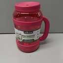 REDUCE WaterDay 80 oz Water Jug with Time/Ounce Markings - Spill-Proof Straw, Durable Tritan - Big Water Bottle for Daily Hydration - Dishwasher Safe, Clear & Easy to Clean, Lilac Bud