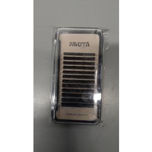 NIKITA Soft Auto Fan Eyelashes, 12 Rows Black Volume False Lashes for Eyelash Extension with Nanometer PBT Material, Easy to Access and Match, Suitable for Beauty Salon