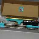 Carpet Rake for Pet Hair Removal - 60" Adjustable Long Handle Carpet Rake, 3 in 1 Reusable Pet Hair Removal Tool Kit, Cat Dog Fur Rakes Scraper Carpet Broom for Carpets, Rugs, Mats (Green)