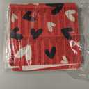 AVOIN colorlife I Love U XOXO Valentine Hearts Throw Pillow Covers, 18 x 18 Inch Love Wedding Cushion Case Decoration for Sofa Couch Set of 4 (Red)