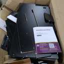 COMHOMA Vanity Desk with Lighted Mirror and Power Outlet, RGB LED Lights Makeup Vanity Set for Girls, Large Storage Capacity Dressing Table for Bedroom, 3 Lighting Modes Adjustable Brightness, Black