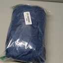 OWENIE Leyna Dusty Blue Sheer Curtains 84 Inches Long for Living Room Bedroom 2 Panels Set, Modern Clip Jacquard Leaves Textured Light Filtering Curtains, Double Rod Pockets Drapes, 40Wx84L Inch