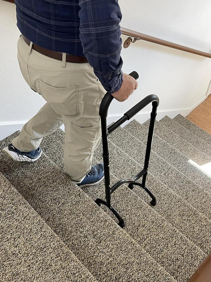 Stair Assist Cane  Less Effort Going Up, Less Impact Coming Down, Lightweight