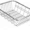 Kitchen Sink 304 Stainless Steel Retractable Drain Rack, dishwashing and Vegetable Drain Basket, Fruit and Vegetable Drain Rack, Filter Basket, Storage Rack, Dish Storage Rack