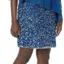 J Kara Women's Caplet Short Cocktail Beaded Dress (18, Cobalt Multi)