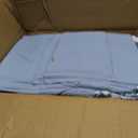 BLOOMHAVEN King Comforter Set -7 Pieces Floral Blue Comforter Set for All Seasons, Bed in a Bag King with Botanical Flowers Comforter, Sheets, Pillowcases & Shams