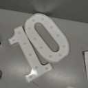 Pooqla 10th Birthday Decorations for Girls Boys, Large 12.6 in Tall Light Up Numbers for 10th Party Decorations Table Decor, Big Marquee Numbers 10th Birthday Gift for Girls Wedding Anniversary Decor