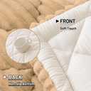 Smiry Pet Couch Covers for Dogs Washable, Non-Slip Fuzzy Couch Covers for 3 Cushion Sofa Pet Friendly, Soft Thick Furniture Protector Sofa Slipcover Mat for Dogs (Camel, 27.6" x 82.7")