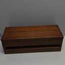 Changsuo Cable Management Box Wooden Cord Organizer Box for Extension Cord Power Stripe Surge Protector Wire Management Concealer Cover Hider for Desktop Home Office Kitchen (Brown)