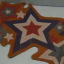 Dunzy 4th of July Coir Doormat Patriotic Star Doormats Outdoor American Coir Cookie Door Mats 250th Anniversary Non Slip Mats for Indoor Outdoor Bedroom Living Room Bathroom Holiday Decor 30 x 18 Inch, Independence Day