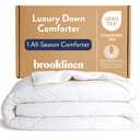 Brooklinen Down Comforter for Warm Sleepers, Machine Washable - Full/Queen