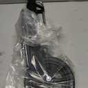 8" Spoke Wheel Trailer Jack, 10" Vertical Movement, 1500 lbs, for RV, Boat, Trailer and More, Black