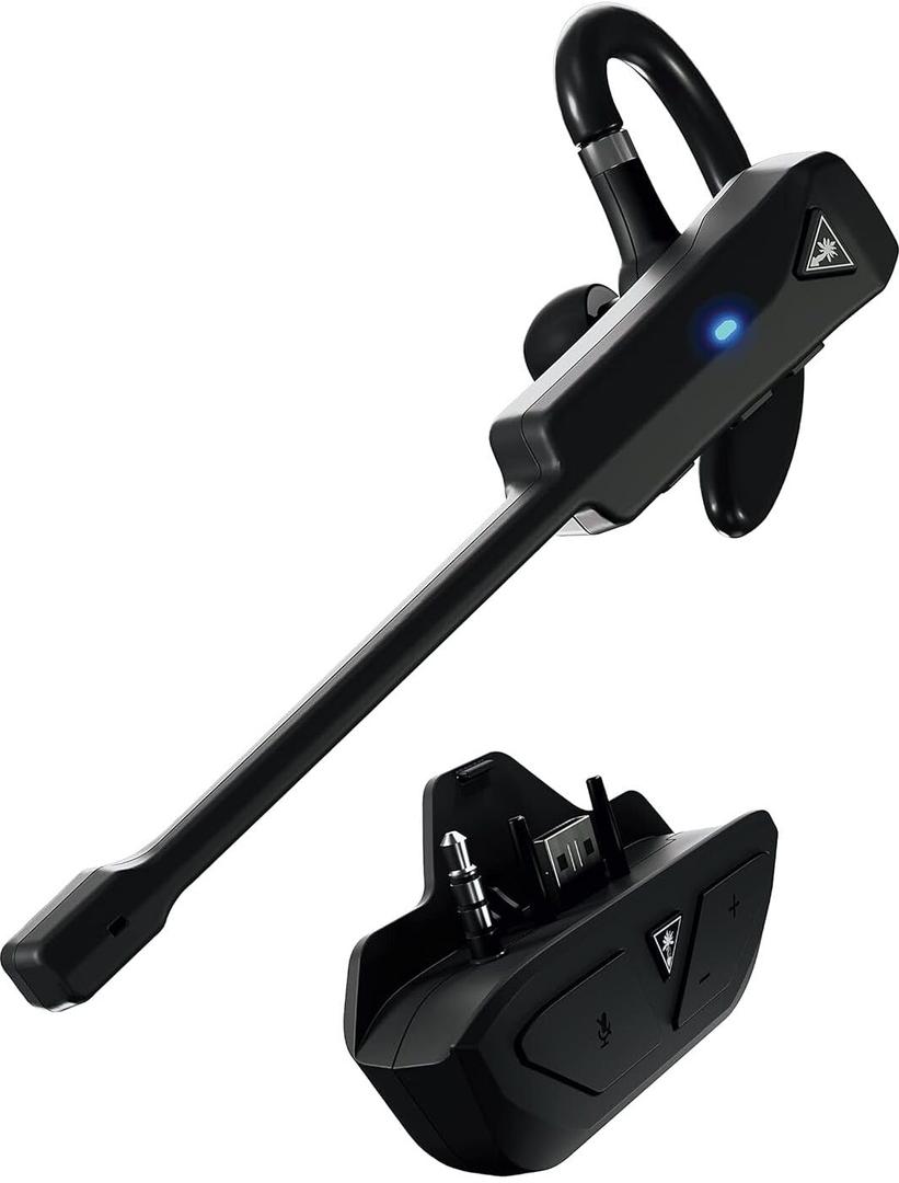 Turtle Beach Recon Air Wireless Gaming Chat Communicator for Xbox Series X/ S, Xbox One, iOS, Android, Windows 10 & 11 PCs, & Bluetooth Mobile Devices with Noise - Cancelling Mic  Black
