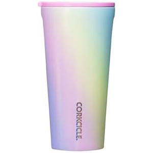 Corkcicle Classic Triple Insulated Coffee Mug with Lid, Rainbow Unicorn, 16 oz – Stainless Steel Travel Tumbler Keeps Beverages Cold 9+hrs, Hot 3hrs – Cupholder Friendly Travel Coffee Tumbler