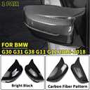 Mirror Cover M Style Car Side Rearview Mirror Cover Cap Compatible with BMW 3 4 5 7 8 Series G20 G21 G30 G38 G22 G23 G11 G12 G15 G16 LHD (Bright Black)