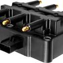 Ignition Coil Fits for 2001 2002 2003 2004 2005 2006 2007 2008 2009 Chrysler Town and Country Dodge Grand Caravan Jeep Wrangler JK Pacifica Voyager Coil Packs 3.8 3.3 V6 Replaces UF305 C1442