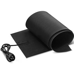 Timgle 13 x 60 Inch Heated Snow Melting Mat for Entrances, Heated Outdoor Mats, Non Slip Rubber Heating Entrance Mats with Power Cord, Snow and Ice Melting Pad for Outdoor Winter Use